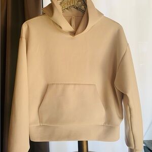 Beige Women's Hoodie Sweater